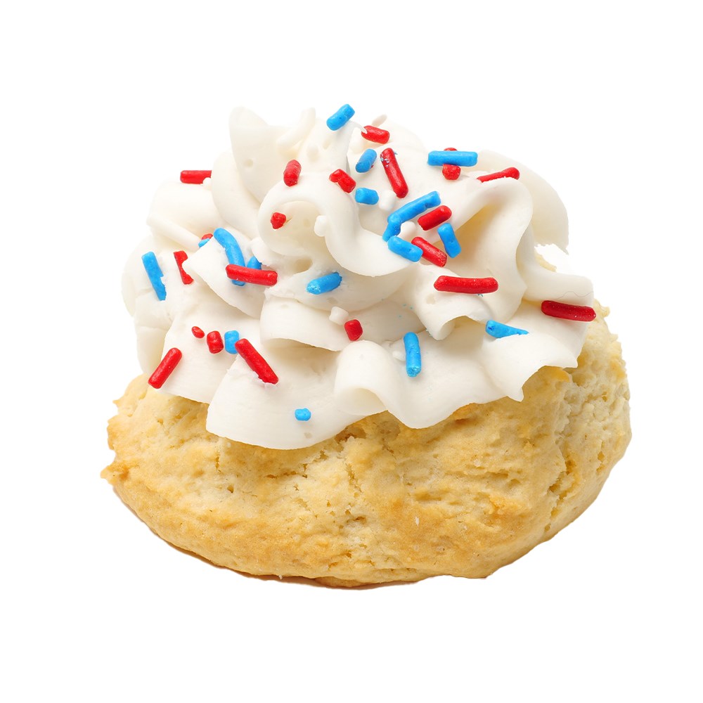 Red, White, and Blue Sugar Cookie image