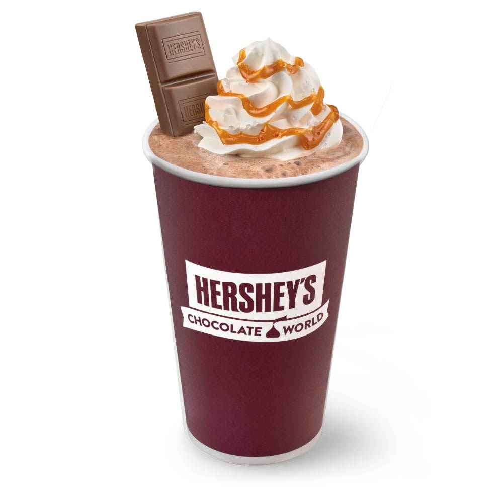 HERSHEY'S Salted Caramel Creme Melted Hot Chocolate image
